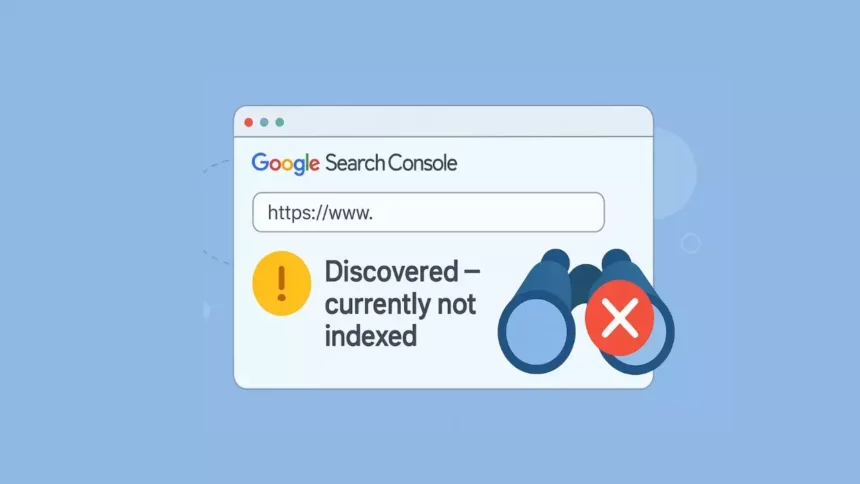 Discovered – Currently Not Indexed in Google Search Console