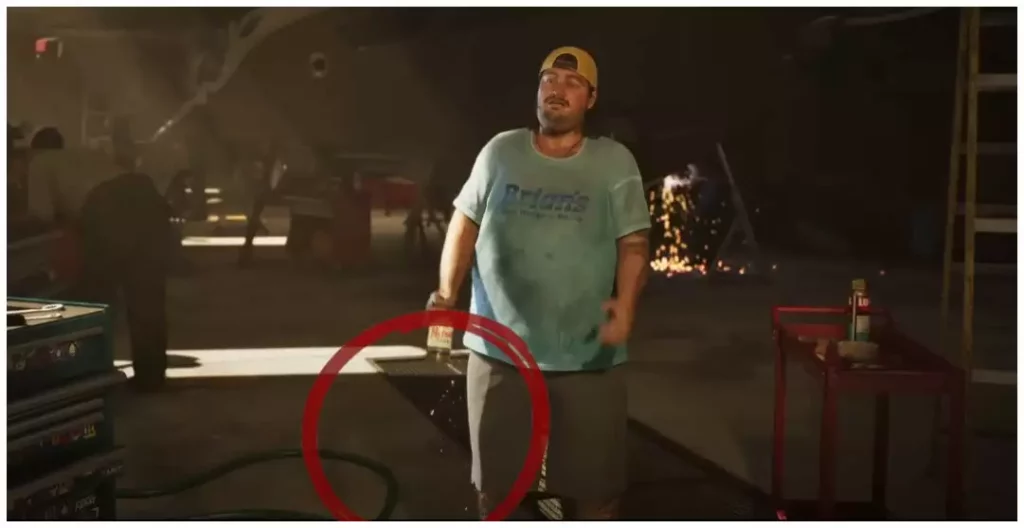 The bottle splash effect in GTA 6