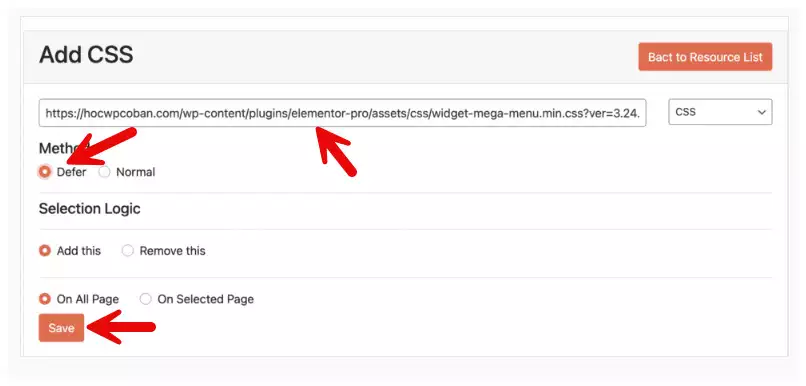 add css