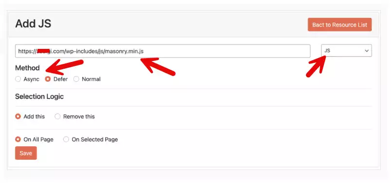 add js