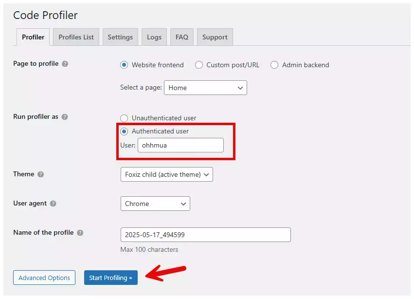 code profiler