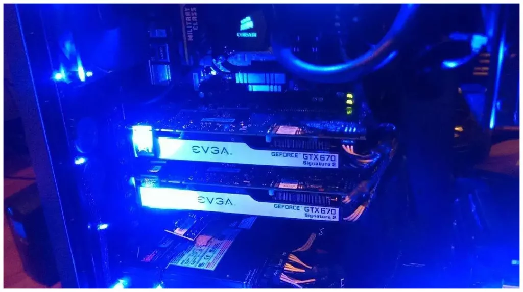 EVGA GeForce GTX 670 (x2 in SLI)