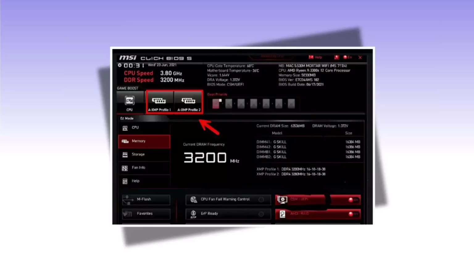 How to Enable XMP Profile for Faster RAM Speeds
