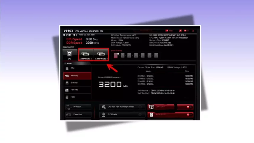 How to Enable XMP Profile for Faster RAM Speeds