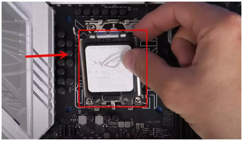Open the CPU Socket