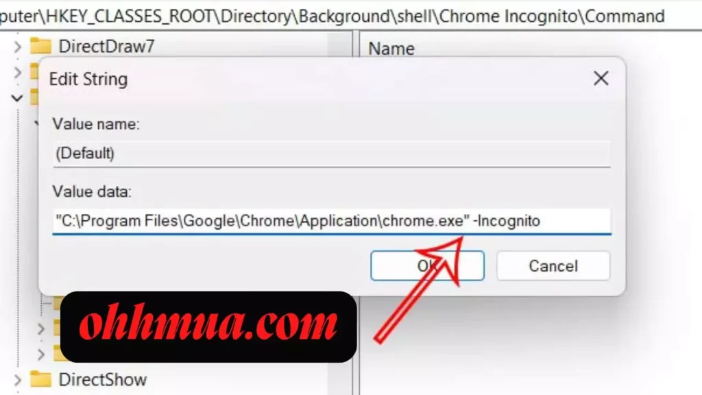Add Chrome Incognito Mode to Windows 11 Right Click Menu 8