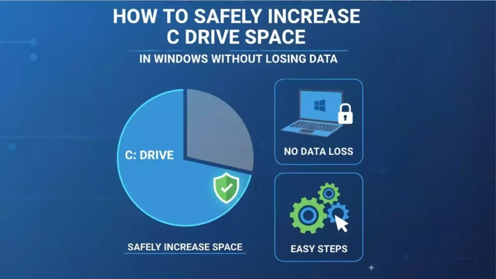 How to Safely Increase C Drive Space in Windows Without Losing Data