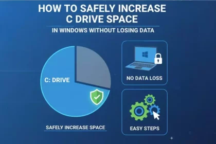How to Safely Increase C Drive Space in Windows Without Losing Data