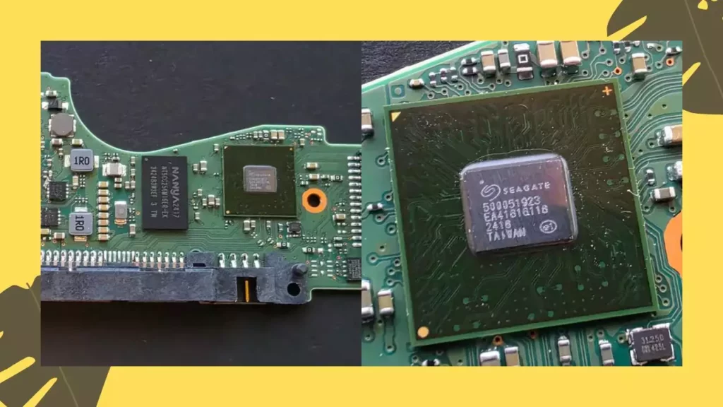 Seagate IronWolf Pro 30TB circuit board components