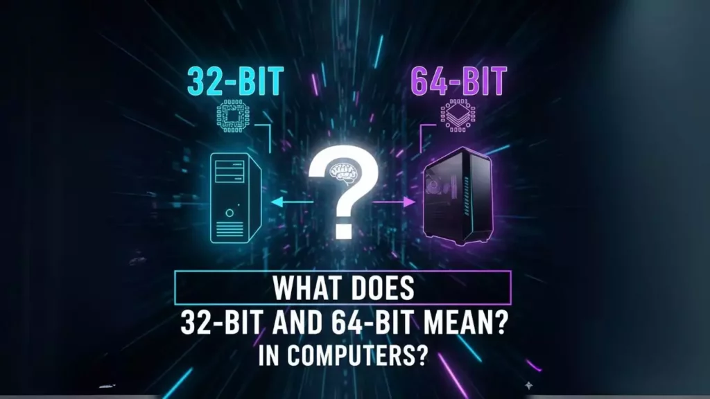 What Does 32 bit and 64 bit Mean in Computers