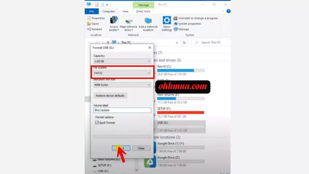 format usb